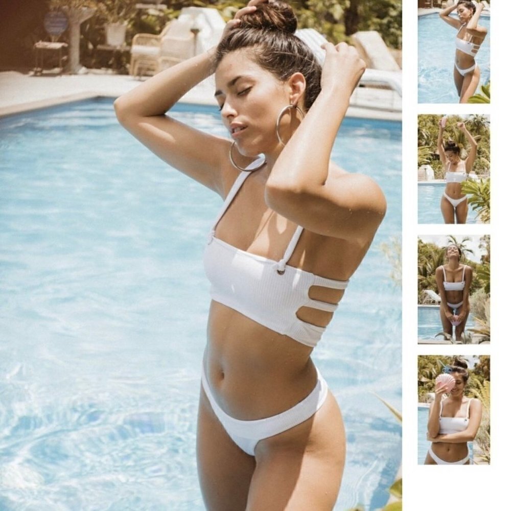 Two piece mafia bikini set